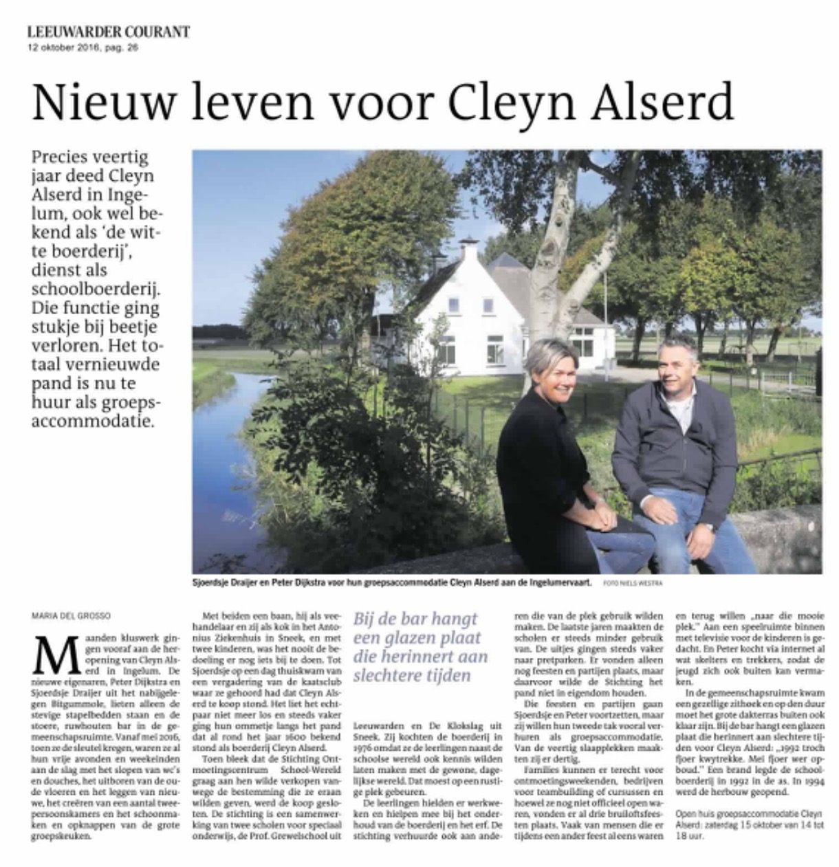 Nieuwsbericht Leeuwarder Courant